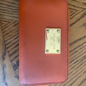 MK zip around wallet